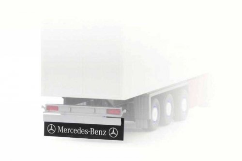 Mudflap for Trucks and Trailers -- Mercedes-Benz pkg(8), HO, Herpa Models 54355