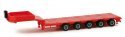 Goldhofer Drop Deck 5-Axle Trailer - Assembled -- Various Standard Colors, HO, Herpa Models 76388