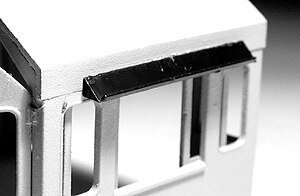 Cab Window Shades for Diesel Locomotives -- Southern, Norfolk Southern, HO, Hi-Tech Details 6017