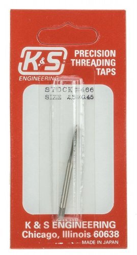 Metric Threading Tap -- 2.5mm, All Scales, K & S Engineering 466