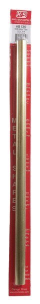 Brass Tube - 12` 30cm Long -- 1/2` 12.7mm OD, All Scales, K & S Engineering 8139