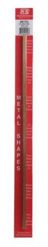 Square Brass Tube - 12` 30cm Long -- 3/16` 4.76mm OD, All Scales, K & S Engineering 8153