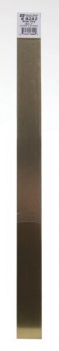 Brass Strip -- 12 x 1′ 300 x 25.4mm, .032 .81mm Thick, All Scales, K & S Engineering 8242