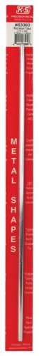 Aluminum Tube - 12` 30cm Long -- 3/16` 4.76mm OD .049` 1.25mm Thick Wall, All Scales, K & S Engineering 83060