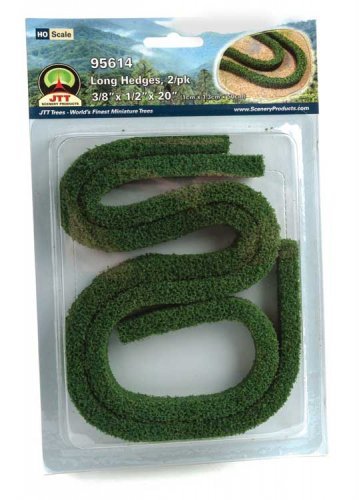 Long Hedges -- 3/8 x 1/2 x 20′ pkg(2), All Scales, JTT Miniature Tree 95614