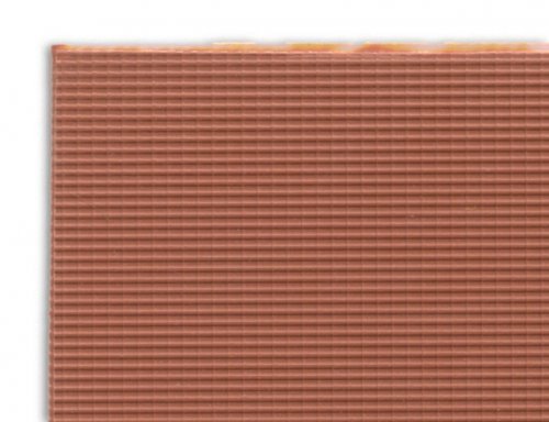 Patterned Plastic Sheet 2-Pack -- Clay Tile Roof 7-1/2 x 12′ 19.1 x 30.5cm, N, JTT Miniature Tree 97464