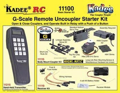 Basic Starter Kit - Kadee(R) RC Remote Uncoupling System, G, Kadee Quality Products 11100