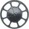 Modern Brake Wheels pkg(8) -- Black, HO, Kadee Quality Products 2045