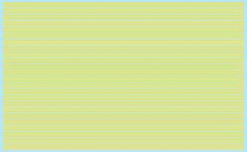Street Decals -- Solid/Solid - Yellow, HO, Kadee Quality Products 3126
