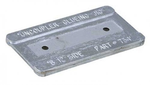 Uncoupler Gluing Jig -- For installing 380-312, 321 & 322 Uncouplers, All Scales, Kadee Quality Products 334