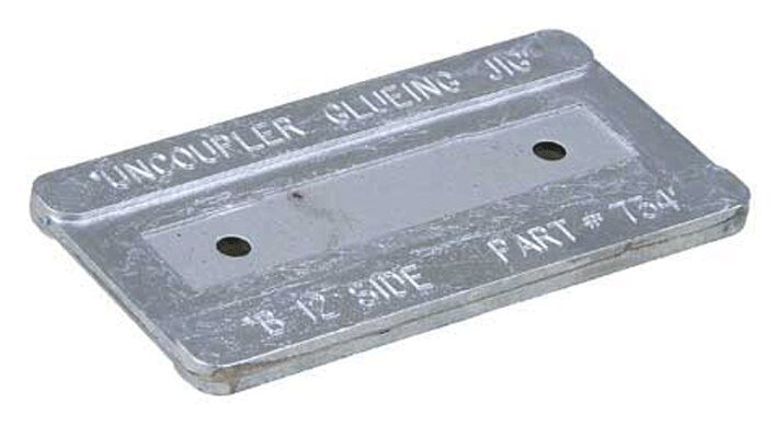 Uncoupler Gluing Jig -- For installing 380-312, 321 & 322 Uncouplers, All Scales, Kadee Quality Products 334