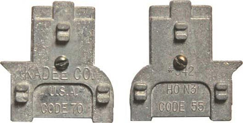 Three-Point Track Gauge -- For Code 55, 66 & 70 Rail, HOn3, Kadee Quality Products 342