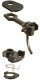 36 Plastic-Shank Coupler - Kit - Magne-Matic(R) -- Long 25/64′ Centerset w/233 Draft Gear Bo, HO, Kadee Quality Products 36