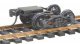 Bettendorf T-Section Fully Sprung Metal Trucks w/Whisker(R) Couplers - Kit -- Code 110 (.11, HO, Kadee Quality Products 512