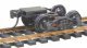 Bettendorf T-Section Fully Sprung Metal Trucks w/Whisker(R) Couplers - Kit -- Code 110 (.11, HO, Kadee Quality Products 512