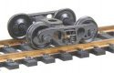 Barber(R) S-2 70-Ton Roller Bearing Fully Sprung Metal Trucks -- Code 110 (.110`) 33` Smoot, HO, Kadee Quality Products 518