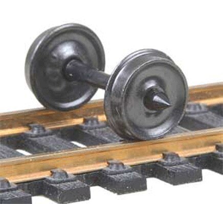 Code 110 (.110`) 33` Smooth-Back RP-25 Wheelsets pkg(12), HO, Kadee Quality Products 520