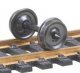 Code 110 (.110`) 33` Smooth-Back RP-25 Wheelsets pkg(12), HO, Kadee Quality Products 520