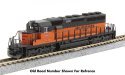 EMD SD40-2 Early Production - Standard DC -- Milwaukee Road 30 (orange, black, Large Lettering), N, Kato USA Inc 1764824