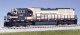 EMD SD70MAC w/Cab Headlight - Standard DC -- Burlington Northern Santa Fe 9647 (Early Merger Warbo, N, Kato USA Inc 1766503