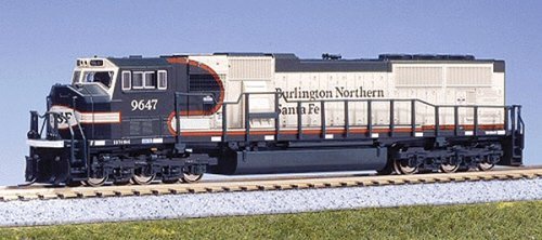 EMD SD70MAC w/Cab Headlight - Standard DC -- Burlington Northern Santa Fe 9647 (Early Merger Warbo, N, Kato USA Inc 1766503