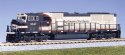 EMD SD70MAC w/Cab Headlight - Standard DC -- Burlington Northern Santa Fe 9647 (Early Merger Warbo, N, Kato USA Inc 1766503