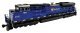 EMD SD70ACe with Nose Headlight - Standard DC -- Montana Rail Link 4400 (blue, white, red), N, Kato USA Inc 1768530