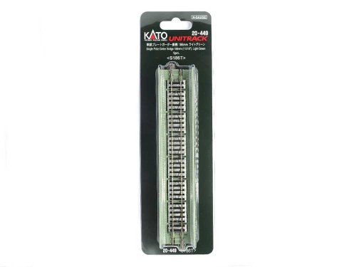 Plate Girder Bridge - Unitrack -- Light Green 18.6cm, N, Kato USA Inc 20449