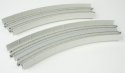 Unitrack CT Double-Track Superelevated Curve -- 45 Degrees, 15 & 16-3/8′ 38.1 & 41.4cm Radius, N, Kato USA Inc 20544