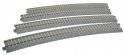Superelevated Easement Curve Track w/Concrete Ties - Unitrack -- 31-1/8′ 790mm Radius, 22.5 Degree , HO, Kato USA Inc 2252