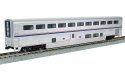 Superliner I Sleeper - Ready to Run -- Amtrak 32052 (Phase VI silver, blue, red), HO, Kato USA Inc 356089
