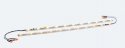 LED Interior Lighting Strip with DCC Decoder and Red Marker Lights -- Yellow 10 x 11/32′, All Scales, LokSound By ESU 50709