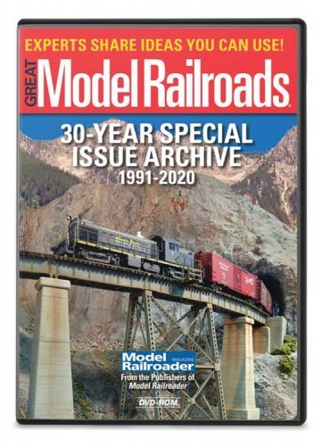 Great Model Raliroads 30-Year Archive DVD-ROM, All Scales, Firecrown 15363