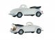 1970-1972 Volkswagen Old-Style Beetle Type 11 1302 Convertible - Kit -- Top Down (white), HO, Kibri 11229
