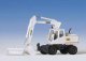Sersa Atlas 1604 Mobile Excavator - Kit -- White, HO, Kibri 11266