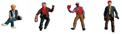 Yard Crew Figure Set, HO, Labelle Industries 7010