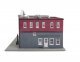 Woodlawn Police Station -- Kit - 6-1/4 x 8-3/8′ 15.9 x 21.3cm, HO, Life-Like Products 1382