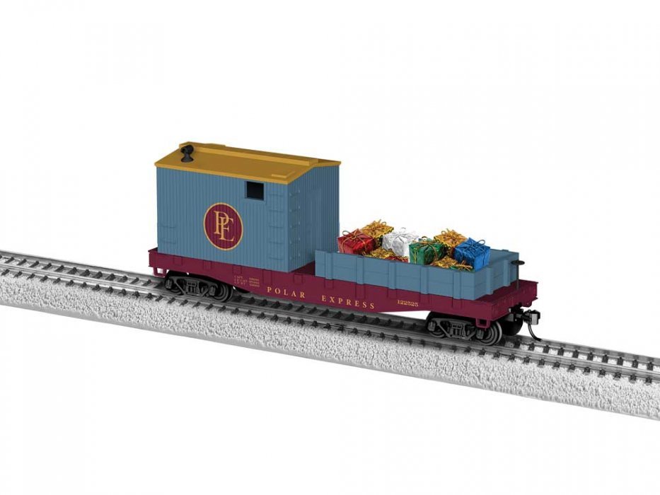 Work Caboose - Ready to Run -- The Polar Express 122525 (blue, red, yellow), HO, Lionel 2554660