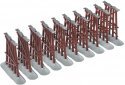 FasTrack Elevated Trestle -- 10 Pieces, All 5-1/2′ 14cm Tall, O, Lionel 612038