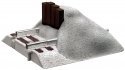 FasTrack(TM) Track w/Roadbed - 3-Rail -- Earthen Bumper - 3-5/8′ 9.2cm, O, Lionel 612059