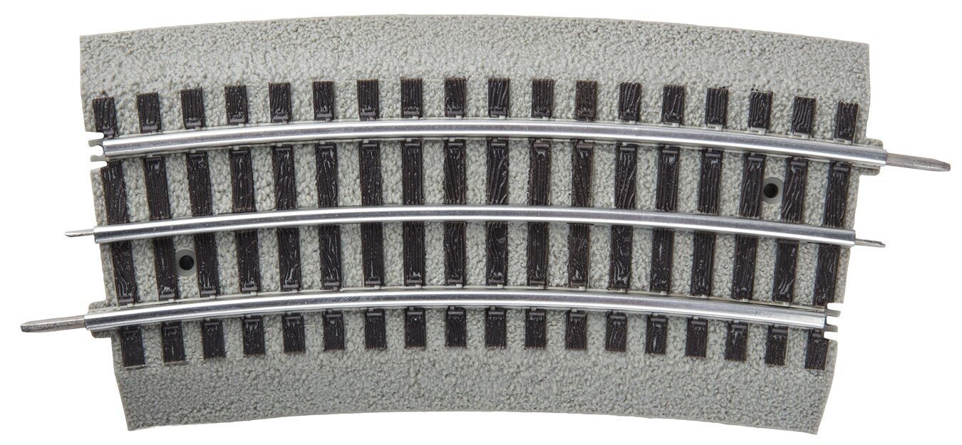 FasTrack(TM) Track w/Roadbed - 3-Rail -- 1/2 O-48 Curve, O, Lionel 616834