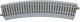 American Flyer(R) FasTrack(R) -- 27′ Radius R27 Curved Track, S, Lionel 649859