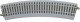 American Flyer(R) FasTrack(R) -- 27′ Radius R27 Curved Track, S, Lionel 649859
