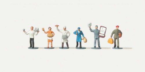 Salespeople and Porters -- pkg(6), N, Merten 270800