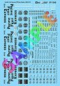 Railroad Decal Set -- Pacific Fruit Express PFE Ice Reefers 1960 - 1978, HO, Microscale Industries Inc 871340