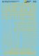 Alphabets & Numbers - Stencil Railroad Roman -- Dulux Gold, HO, Microscale Industries Inc 90128