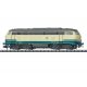 Class 215 Diesel - Sound and DCC-SX - Minitrix -- German Federal Railroad DB 215 064-7 (Era IV 1985, ivory, Ocean Blue), N, Trix