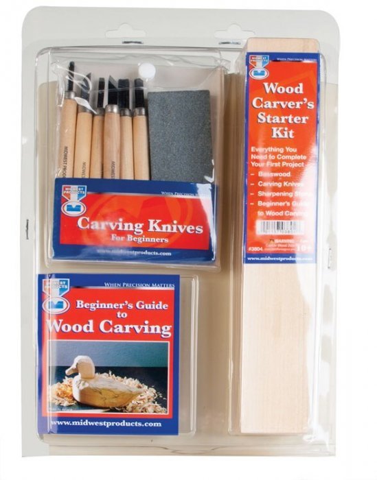 Wood Carver Kit, All Scales, Midwest Products Co Inc 3804