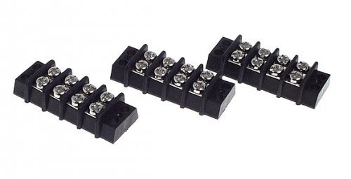 Electrical Accessories -- Terminal Block, 4-Screw pkg(3), All Scales, Miniatronics Corp. TB4
