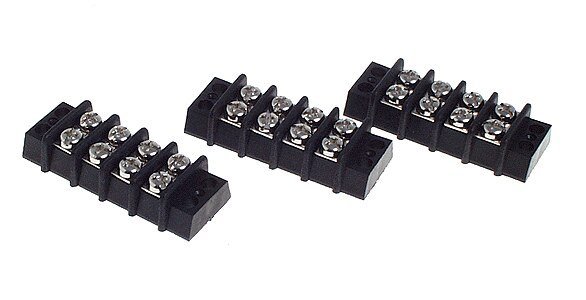 Electrical Accessories -- Terminal Block, 4-Screw pkg(3), All Scales, Miniatronics Corp. TB4